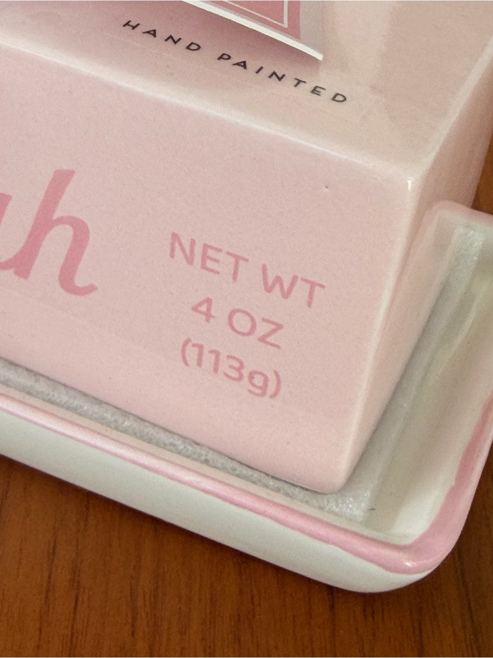 Dwell studio pink “buttah” butter dish container - Picture 5 of 7